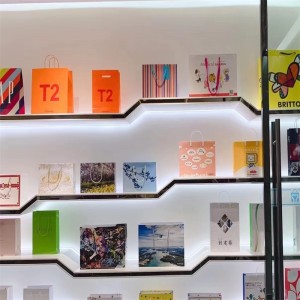 Προσαρμοσμένη τσάντα συσκευασίας Πολύχρωμη τσάντα δώρο τσάντα ψώνια τσάντα τσάντα τσάντα τσάντα συσκευασίας αποκλειστικό λογότυπο 5 χρωματισμό χαρτιού τσάντα kraft τσάντα kraft